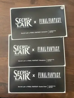 Magic The Gathering Secret Lair x Final Fantasy Foil Bundle - Image 1