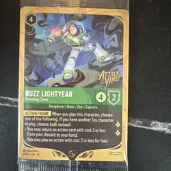 Disney Lorcana Buzz Lightyear Providing Cover Promo Attack Of The Vine! - Image 1