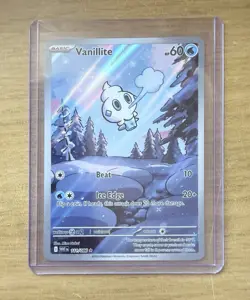 Pokemon TCG Vanillite Card 111/086 White Flare Illustration Rare Nm Pack Fresh - Image 1
