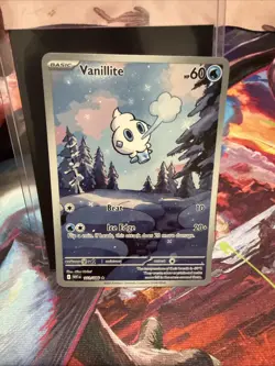 Pokemon TCG Vanillite Illustration Rare Card 111/086 S&V White Flare Set - Image 1