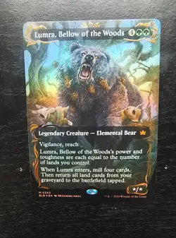 [1x] Lumra, Bellow of the Woods (0343) - Raised Foil - Borderless Near Mint, ENG - Image 2