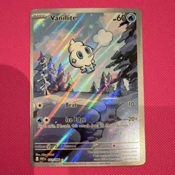 Pokemon TCG Vanillite 111/086 Sv: White Flare Illustration Rare Holo EN - Image 1