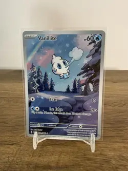 Pokemon TCG Vanillite 111/086 White Flare Illustration Rare - Image 1