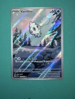 Pokemon TCG Vanillite Illustration Rare Card 111/086 S&V White Flare Set - Image 2