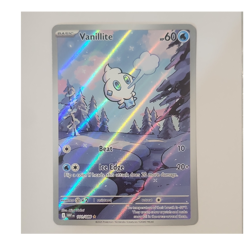 Pokemon Vanillite Illustration Rare 111/086 Sv: White Flare 2025 English 60 HP - Image 1