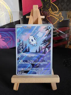 Pokemon TCG Vanillite Illustration Rare Card 111/086 S&V White Flare - Image 1