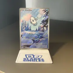 Pokemon TCG Vanillite Card 111/086 White Flare Illustration Rare English - Image 1