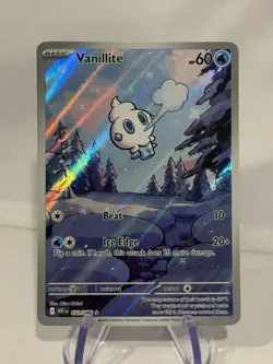Pokemon Vanillite 111/086 Sv: White Flare Illustration Rare Holo 60 - Image 1