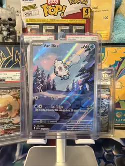 Pokemon TCG Vanillite Card 111/086 White Flare Illustration Rare Mint Condition - Image 2
