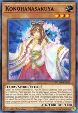 Konohanasakuya - DAMA-EN027 - Common - 1st Edition Near Mint Yugioh Card - Image 1