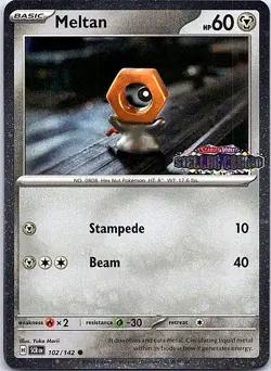 Meltan (Stellar Crown Stamped) Holo Common Miscellaneous Cards 102/142 NM - Image 1