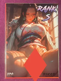 Boa Hancock One Piece Custom Art Card NM Anime Goddess Waifu CCG Collectible - Image 1