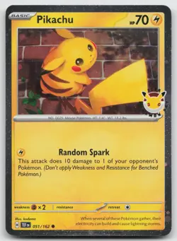 Pikachu (Pokemon Day 2026) 051/162 Holo Miscellaneous Cards & Products NM 512 - Image 1