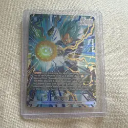 Bandai Dragon Ball Super Vegeta FB09-045 SR Foil Battle Card - Image 1