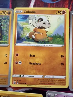 Pokemon TCG Cubone Marowak Card Lot (5) Evolution Line Various Sets NM Cards - Image 3