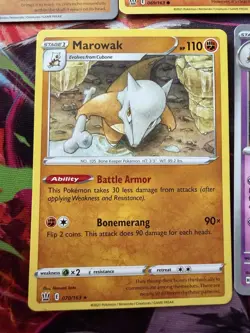Pokemon TCG Cubone Marowak Card Lot (5) Evolution Line Various Sets NM Cards - Image 5