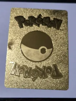 Pokemon Pikachu Vmax Gold Foil Fan Art Textured Collector Card TG17/TG30 HP310 - Image 3
