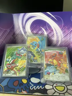 Pokemon TCG 1st Edition Partner Series Complete Collection Holo 3-Card Lot NM - Image 1