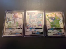 3 Card Hidden Fates Bundle w/ Mewtwo GX, Sylveon GX, Espeon GX - Image 1