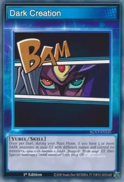 Dark Creation - SGX3-ENS20 - Common - 1st Edition Near Mint Yugioh Card - Image 1