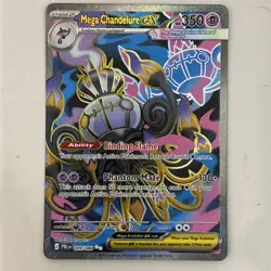 Pokemon card 099/084 Mega Chandelure ex mega evolution Pitch Black - Image 1