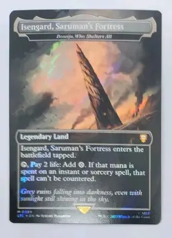 Isengard, Saruman's Fortress - Boseiju, Who Shelters All (Borderless) Commander: - Image 1