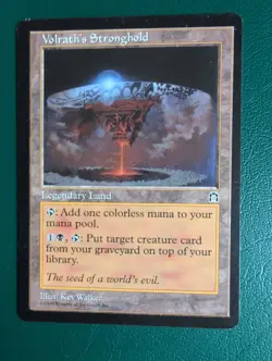 Volrath’s Stronghold Stronghold MTG Rare Legendary Land LP/NM Magic The Gatherin - Image 2