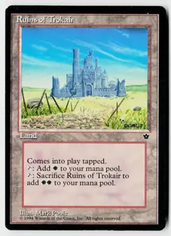 MTG Fallen Empires # Ruins of Trokair Lightly played - Image 1