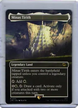 Minas Tirith (0341) (Borderless) 341 NM Normal R Universes Beyond LOTR - Image 1