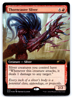 Thorncaster Sliver (Extended Art) FOIL - Secret Lair MTG - Image 1