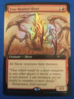 Two-Headed Sliver Secret Lair Extended FOIL - NM - Image 1