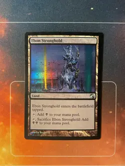 Ebon Stronghold - Foil - Premium Deck: Graveborn - Magic the Gathering - MTG - Image 1