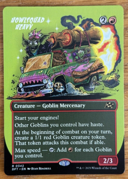 MTG Aetherdrift, Howlsquad Heavy - Borderless - Image 1