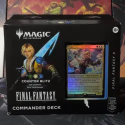 Magic: The Gathering Final Fantasy Commander Deck Counter Blitz Tidus Yuna 100 - Image 1