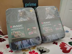 Pair of New and Sealed Magic the Gathering Lord of the Rings Tins - Image 1