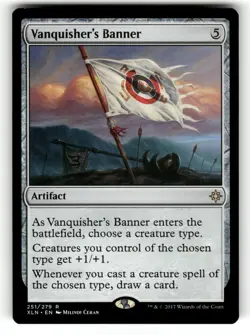 Vanquisher's Banner NM Ixalan 251 MTG Regular Rare - Image 1