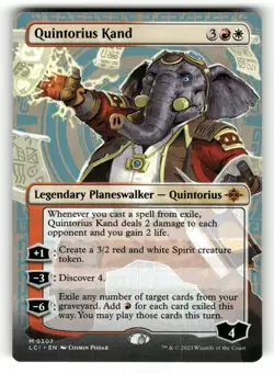 Quintorius Kand (0307) Borderless NM The Lost Caverns of Ixalan 307 MTG Regular - Image 1