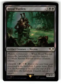 Royal Warden (Surge Foil) NM Universes Beyond: Warhammer 40,000 52 MTG Rare - Image 1