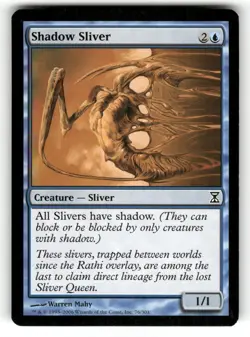 Shadow Sliver NM Time Spiral 76 MTG Regular Common - Image 1