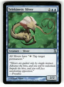 Telekinetic Sliver LP Time Spiral 84 MTG Regular Uncommon - Image 1