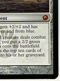 Sword of Body and Mind LP Scars of Mirrodin 208/249 MTG Regular - Image 5
