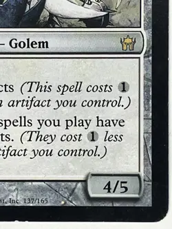 Mycosynth Golem MP Fifth Dawn 137/165 MTG Magic the Gathering Regular - Image 5