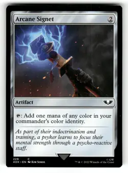 Arcane Signet (229) NM Universes Beyond: Warhammer 40,000 229 MTG Regular Common - Image 1