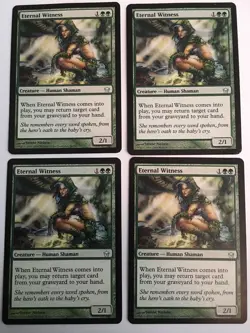 4x- MTG Eternal Witness Fifth Dawn 86/165 Regular Uncommon * - Image 1