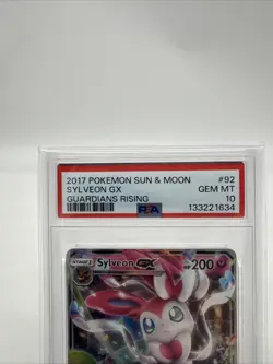 Pokemon TCG - Sylveon GX 92/145 - Guardians Rising - PSA 10 - Image 2