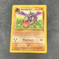 AERODACTYL Pokemon TCG 16/62 Fossil Regular Moderately Played - Image 1