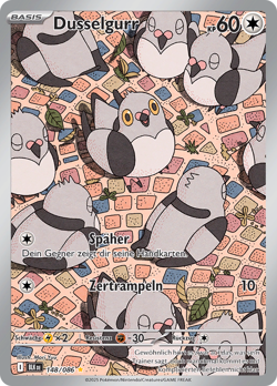 Pokemon Dusselgurr Schwarze Blitze 148/086 - Image 1