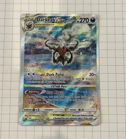 Pokemon TCG Darkrai VSTAR Crown Zenith Galarian Gallery GG50/GG70 Ultra Rare - Image 1