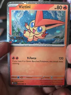 Victini (Black Bolt Stamped) 012/086 Cosmos Holo Pokemon NM - Image 3