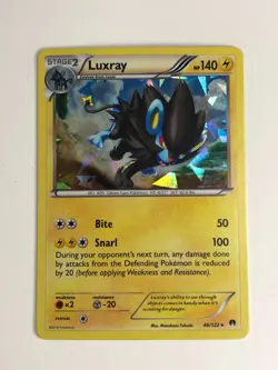 Pokemon TCG 3 Cracked Ice Holo's Luxray LP, Entei MP & Primarina MP - Image 2